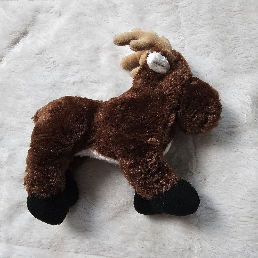 GANZ Webkinz Reindeer Holiday Brown Plush Stuffed Animal NO CODE